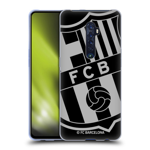 FC Barcelona Crest Oversized Soft Gel Case for OPPO Reno 2