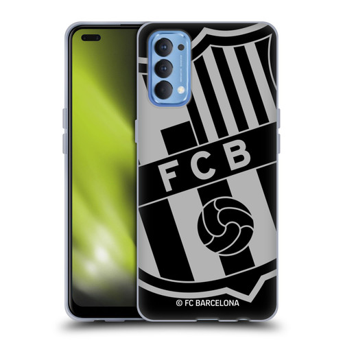 FC Barcelona Crest Oversized Soft Gel Case for OPPO Reno 4 5G
