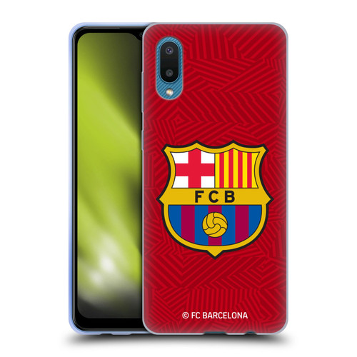 FC Barcelona Crest Red Soft Gel Case for Samsung Galaxy A02/M02 (2021)