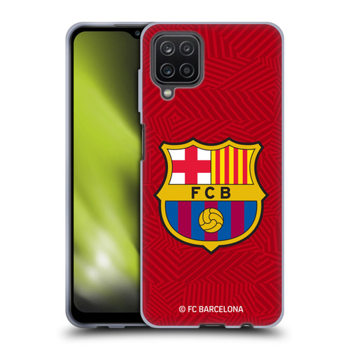 FC Barcelona Crest Red Soft Gel Case for Samsung Galaxy A12 (2020)