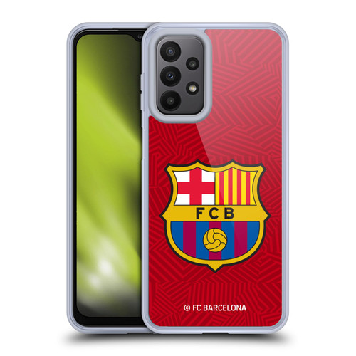 FC Barcelona Crest Red Soft Gel Case for Samsung Galaxy A23 / 5G (2022)