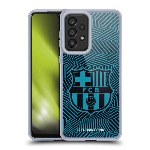 FC Barcelona Crest Black Soft Gel Case for Samsung Galaxy A33 5G (2022)