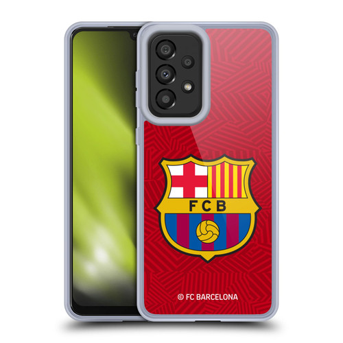 FC Barcelona Crest Red Soft Gel Case for Samsung Galaxy A33 5G (2022)