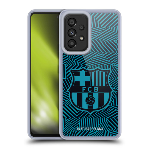 FC Barcelona Crest Black Soft Gel Case for Samsung Galaxy A53 5G (2022)