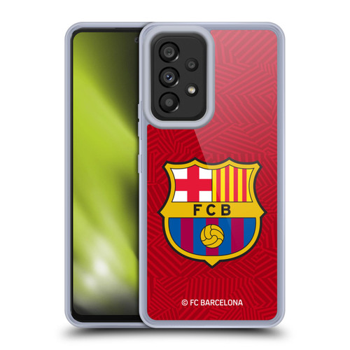FC Barcelona Crest Red Soft Gel Case for Samsung Galaxy A53 5G (2022)