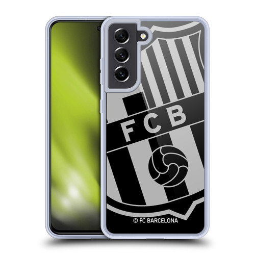 FC Barcelona Crest Oversized Soft Gel Case for Samsung Galaxy S21 FE 5G & MagSafe