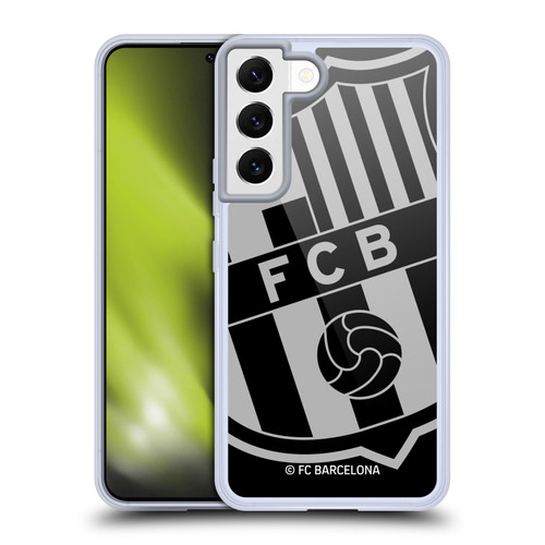 FC Barcelona Crest Oversized Soft Gel Case for Samsung Galaxy S22 5G