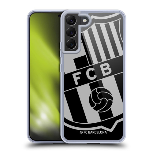 FC Barcelona Crest Oversized Soft Gel Case for Samsung Galaxy S22+ 5G