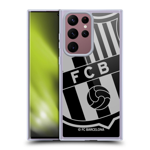 FC Barcelona Crest Oversized Soft Gel Case for Samsung Galaxy S22 Ultra 5G