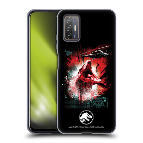 Jurassic World Fallen Kingdom Key Art Mosasaurus Soft Gel Case for HTC Desire 21 Pro 5G