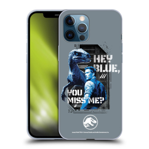 Jurassic World Fallen Kingdom Key Art Hey Blue & Owen Soft Gel Case for Apple iPhone 12 Pro Max