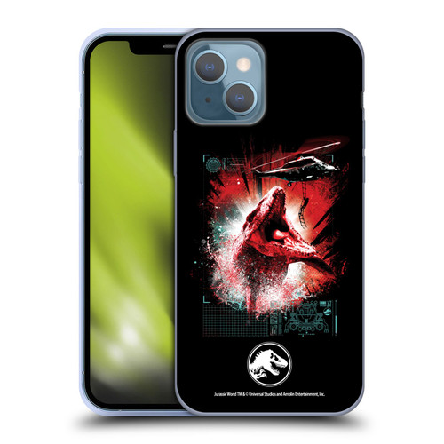 Jurassic World Fallen Kingdom Key Art Mosasaurus Soft Gel Case for Apple iPhone 13