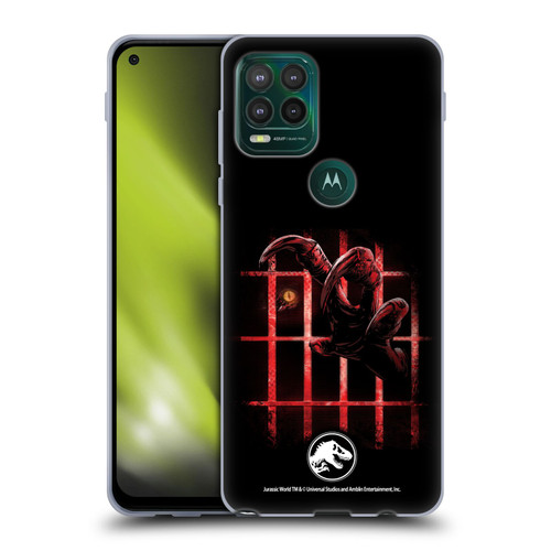 Jurassic World Fallen Kingdom Key Art Claw In Dark Soft Gel Case for Motorola Moto G Stylus 5G 2021
