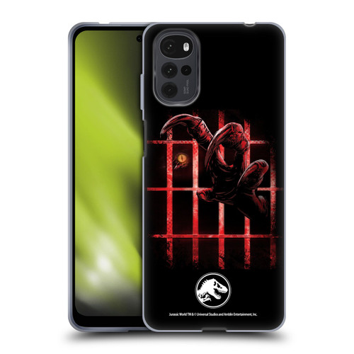 Jurassic World Fallen Kingdom Key Art Claw In Dark Soft Gel Case for Motorola Moto G22