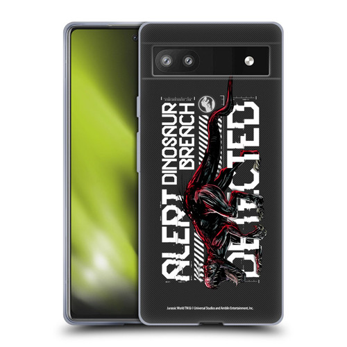 Jurassic World Fallen Kingdom Key Art Dinosaur Breach Soft Gel Case for Google Pixel 6a