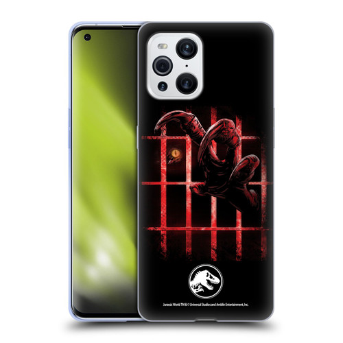 Jurassic World Fallen Kingdom Key Art Claw In Dark Soft Gel Case for OPPO Find X3 / Pro