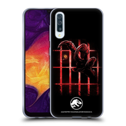 Jurassic World Fallen Kingdom Key Art Claw In Dark Soft Gel Case for Samsung Galaxy A50/A30s (2019)