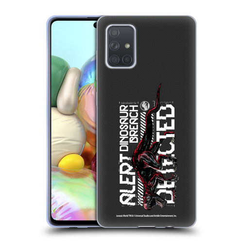 Jurassic World Fallen Kingdom Key Art Dinosaur Breach Soft Gel Case for Samsung Galaxy A71 (2019)