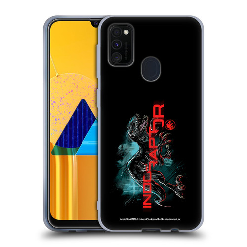 Jurassic World Fallen Kingdom Key Art Indoraptor Soft Gel Case for Samsung Galaxy M30s (2019)/M21 (2020)