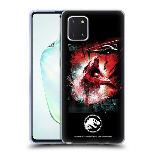 Jurassic World Fallen Kingdom Key Art Mosasaurus Soft Gel Case for Samsung Galaxy Note10 Lite