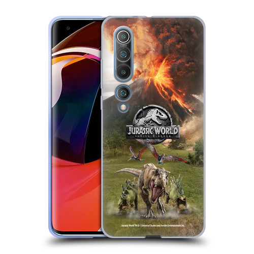 Jurassic World Fallen Kingdom Key Art Dinosaurs Escape Soft Gel Case for Xiaomi Mi 10 5G / Mi 10 Pro 5G