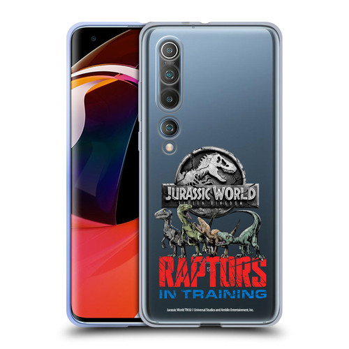 Jurassic World Fallen Kingdom Key Art Raptors In Training Soft Gel Case for Xiaomi Mi 10 5G / Mi 10 Pro 5G