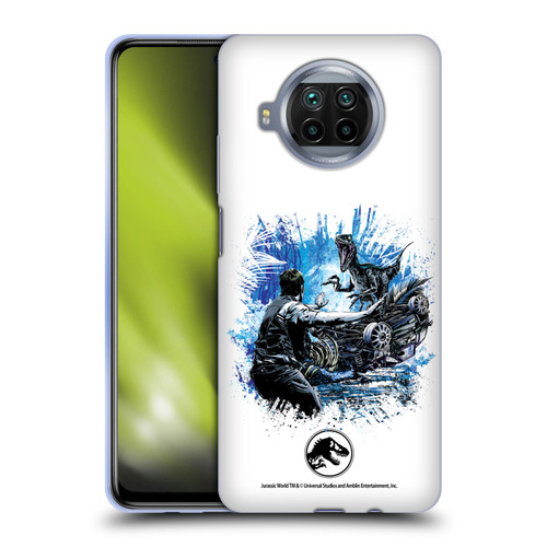 Jurassic World Fallen Kingdom Key Art Blue & Owen Distressed Look Soft Gel Case for Xiaomi Mi 10T Lite 5G