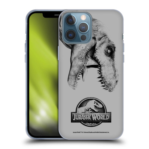 Jurassic World Fallen Kingdom Logo T-Rex Soft Gel Case for Apple iPhone 13 Pro Max