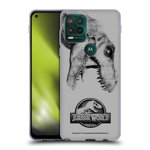 Jurassic World Fallen Kingdom Logo T-Rex Soft Gel Case for Motorola Moto G Stylus 5G 2021