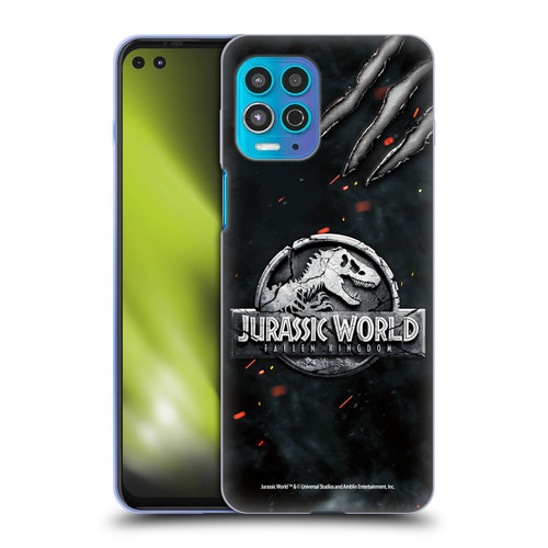 Jurassic World Fallen Kingdom Logo Dinosaur Claw Soft Gel Case for Motorola Moto G100