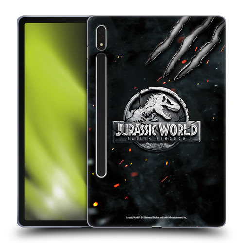 Jurassic World Fallen Kingdom Logo Dinosaur Claw Soft Gel Case for Samsung Galaxy Tab S8