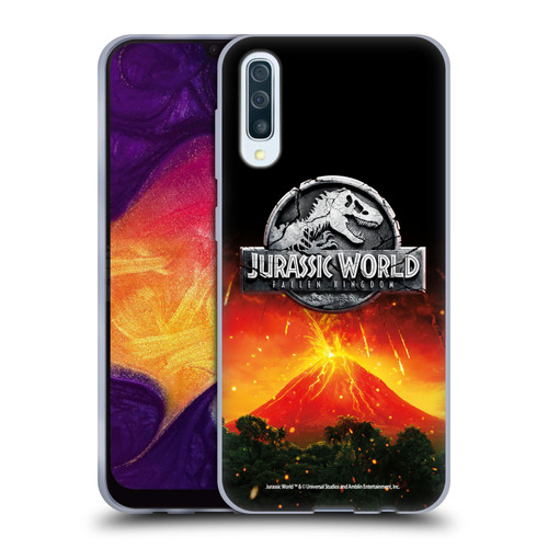 Jurassic World Fallen Kingdom Logo Volcano Eruption Soft Gel Case for Samsung Galaxy A50/A30s (2019)