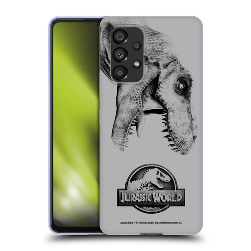 Jurassic World Fallen Kingdom Logo T-Rex Soft Gel Case for Samsung Galaxy A53 5G (2022)