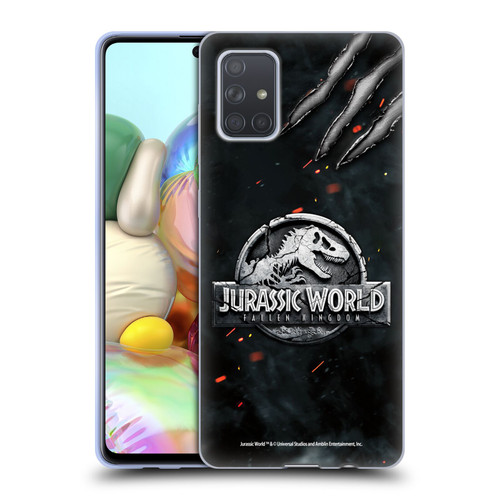 Jurassic World Fallen Kingdom Logo Dinosaur Claw Soft Gel Case for Samsung Galaxy A71 (2019)