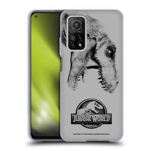 Jurassic World Fallen Kingdom Logo T-Rex Soft Gel Case for Xiaomi Mi 10T 5G