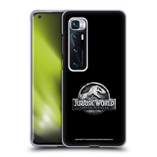 Jurassic World Fallen Kingdom Logo Plain Black Soft Gel Case for Xiaomi Mi 10 Ultra 5G