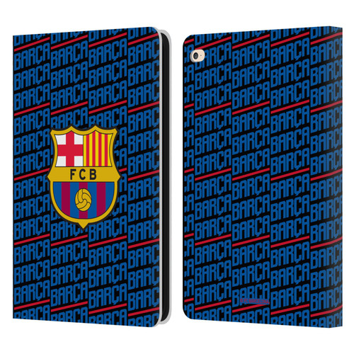 FC Barcelona Crest Patterns Barca Leather Book Wallet Case Cover For Apple iPad Air 2 (2014)