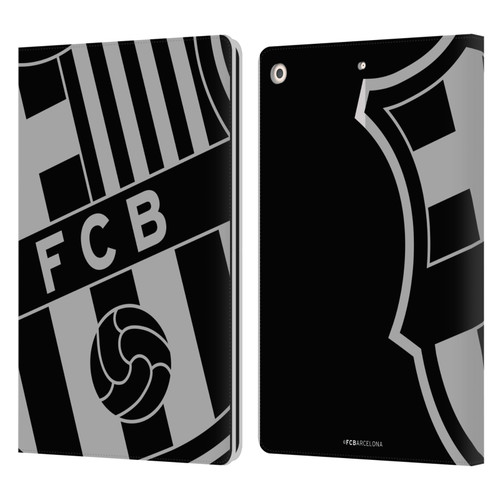 FC Barcelona Crest Oversized Leather Book Wallet Case Cover For Apple iPad 10.2 2019/2020/2021