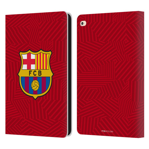 FC Barcelona Crest Red Leather Book Wallet Case Cover For Apple iPad Air 2 (2014)