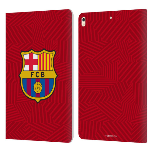 FC Barcelona Crest Red Leather Book Wallet Case Cover For Apple iPad Pro 10.5 (2017)