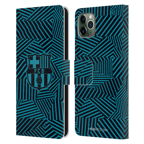 FC Barcelona Crest Black Leather Book Wallet Case Cover For Apple iPhone 11 Pro Max