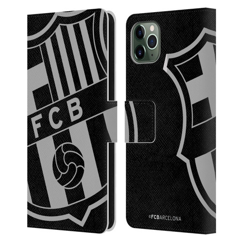 FC Barcelona Crest Oversized Leather Book Wallet Case Cover For Apple iPhone 11 Pro Max