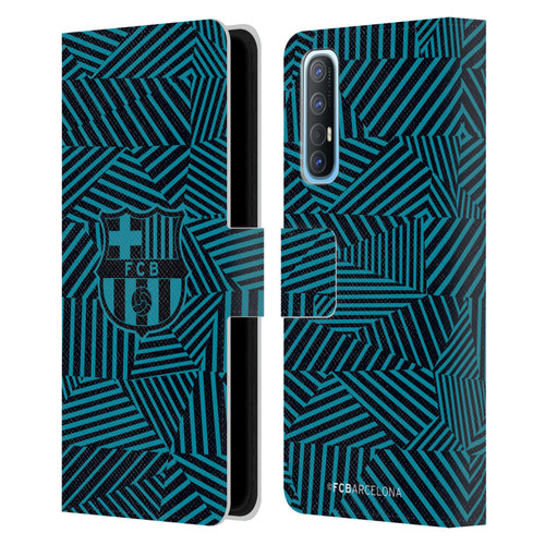FC Barcelona Crest Black Leather Book Wallet Case Cover For OPPO Find X2 Neo 5G