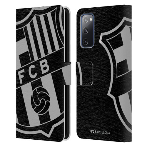 FC Barcelona Crest Oversized Leather Book Wallet Case Cover For Samsung Galaxy S20 FE / 5G