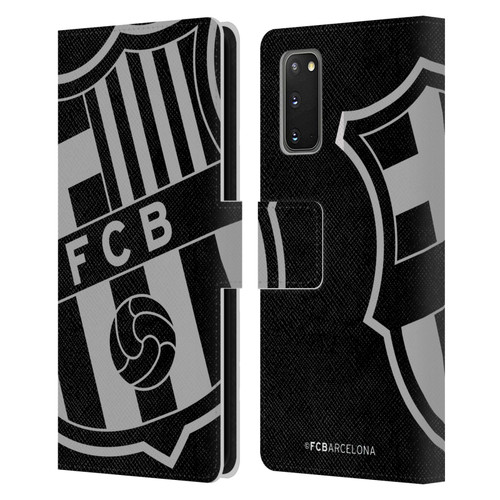 FC Barcelona Crest Oversized Leather Book Wallet Case Cover For Samsung Galaxy S20 / S20 5G