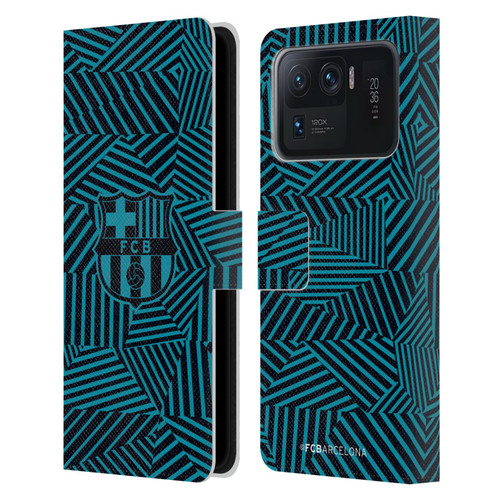 FC Barcelona Crest Black Leather Book Wallet Case Cover For Xiaomi Mi 11 Ultra