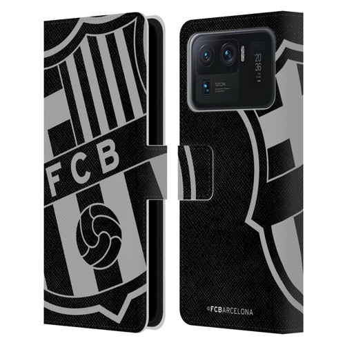 FC Barcelona Crest Oversized Leather Book Wallet Case Cover For Xiaomi Mi 11 Ultra