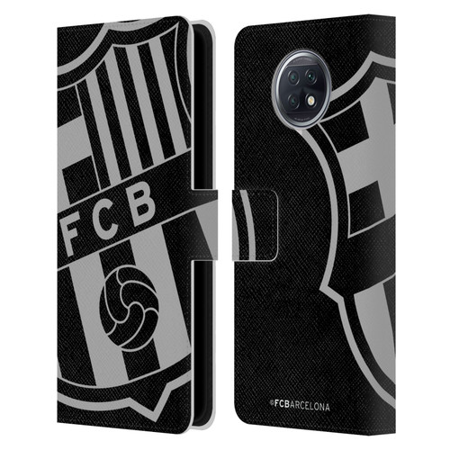 FC Barcelona Crest Oversized Leather Book Wallet Case Cover For Xiaomi Redmi Note 9T 5G