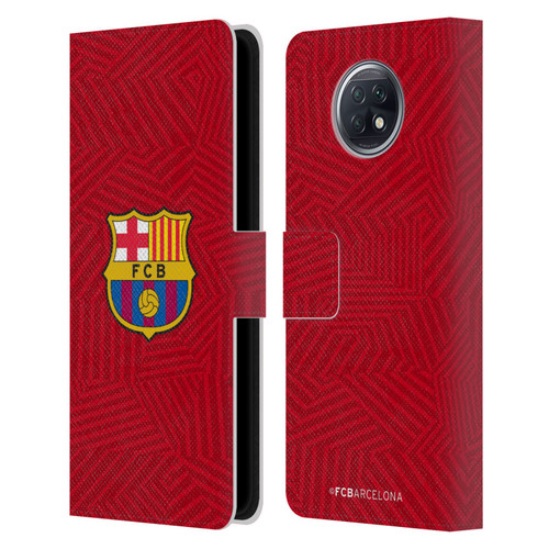 FC Barcelona Crest Red Leather Book Wallet Case Cover For Xiaomi Redmi Note 9T 5G