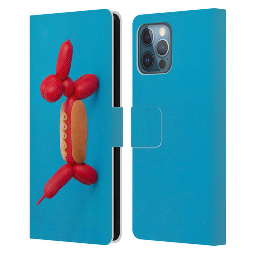 Pepino De Mar Foods Hotdog Leather Book Wallet Case Cover For Apple iPhone 12 Pro Max